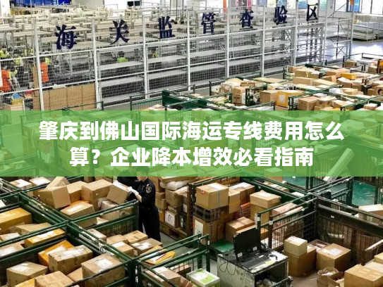 肇庆到佛山国际海运专线费用怎么算？企业降本增效必看指南