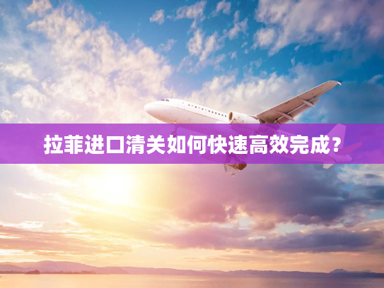拉菲进口清关如何快速高效完成？