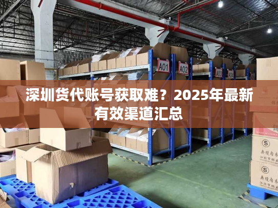 深圳货代账号获取难？2025年最新有效渠道汇总