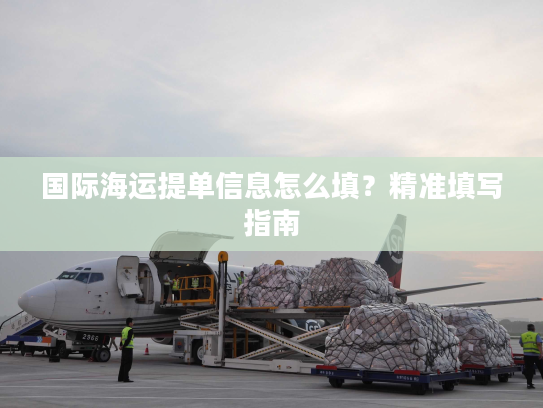 国际海运提单信息怎么填？精准填写指南
