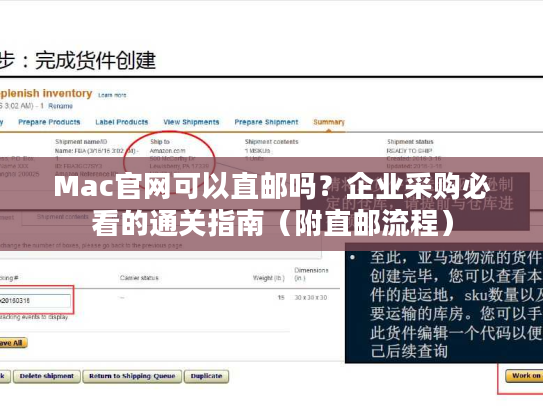 Mac官网可以直邮吗？企业采购必看的通关指南（附直邮流程）