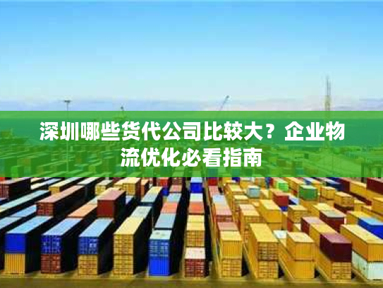 深圳哪些货代公司比较大？企业物流优化必看指南