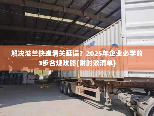 解决波兰快递清关延误？2025年企业必学的3步合规攻略(附时效清单)