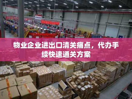 物业企业进出口清关痛点，代办手续快速通关方案