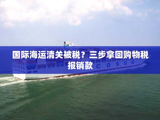国际海运清关被税？三步拿回购物税报销款