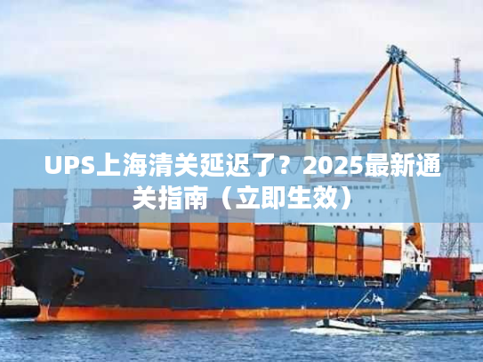 UPS上海清关延迟了？2025最新通关指南（立即生效）