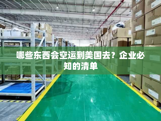 哪些东西会空运到美国去？企业必知的清单