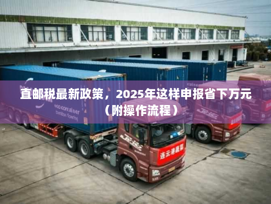 直邮税最新政策，2025年这样申报省下万元（附操作流程）