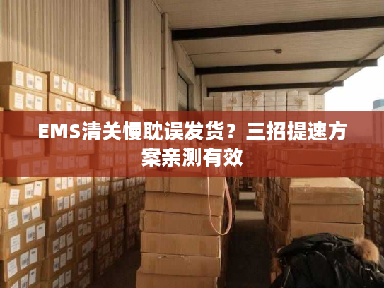 EMS清关慢耽误发货？三招提速方案亲测有效