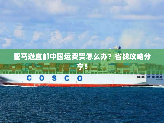 亚马逊直邮中国运费贵怎么办？省钱攻略分享！