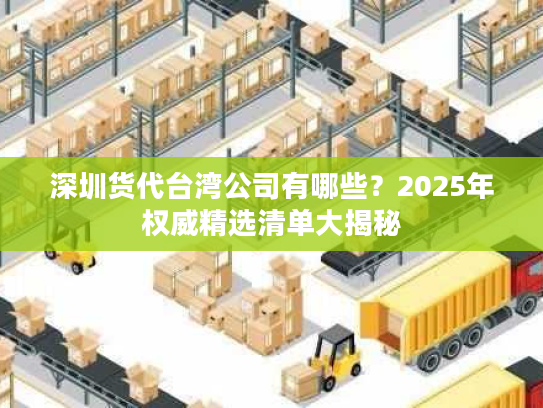 深圳货代台湾公司有哪些？2025年权威精选清单大揭秘