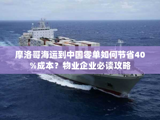 摩洛哥海运到中国零单如何节省40%成本？物业企业必读攻略