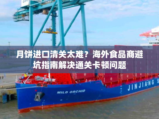 月饼进口清关太难？海外食品商避坑指南解决通关卡顿问题