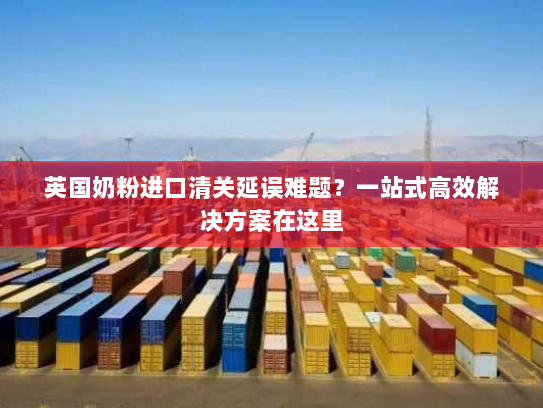 英国奶粉进口清关延误难题？一站式高效解决方案在这里