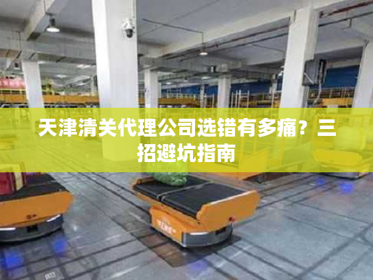 天津清关代理公司选错有多痛？三招避坑指南