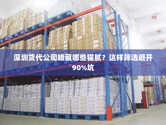 深圳货代公司暗藏哪些猫腻？这样筛选避开90%坑