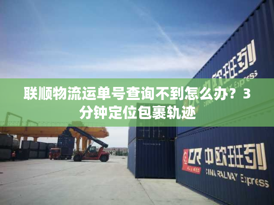 联顺物流运单号查询不到怎么办？3分钟定位包裹轨迹