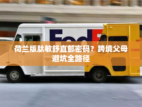 荷兰版肽敏舒直邮密码？跨境父母避坑全路径