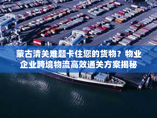 蒙古清关难题卡住您的货物？物业企业跨境物流高效通关方案揭秘