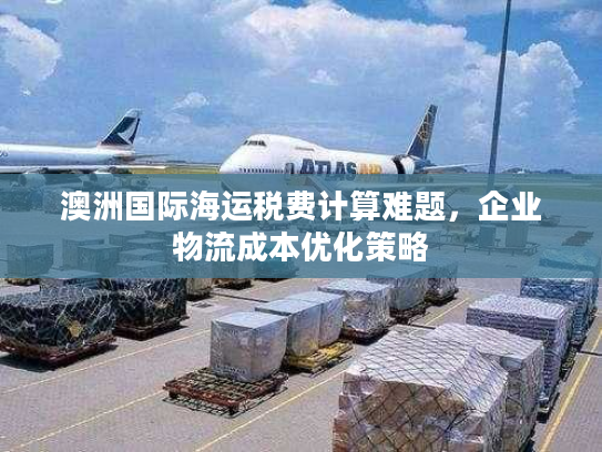 澳洲国际海运税费计算难题，企业物流成本优化策略