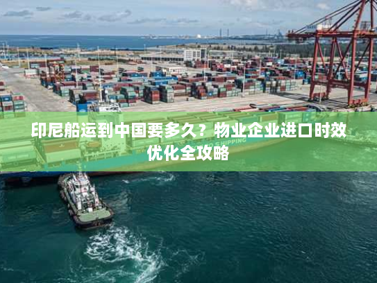 印尼船运到中国要多久？物业企业进口时效优化全攻略