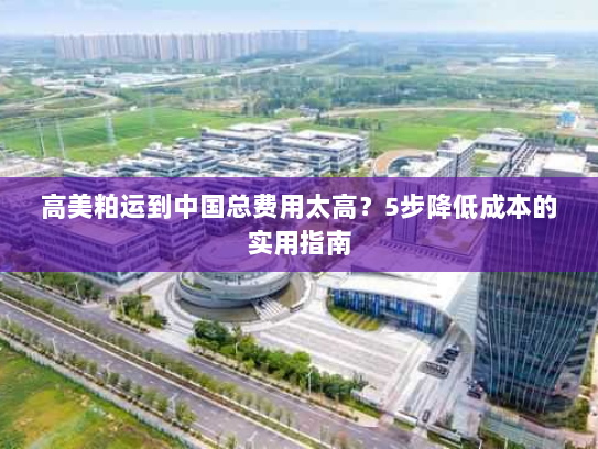 高美粕运到中国总费用太高？5步降低成本的实用指南
