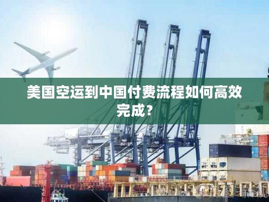 美国空运到中国付费流程如何高效完成？