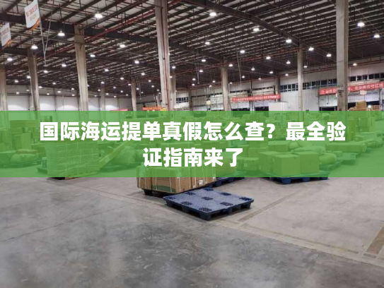 国际海运提单真假怎么查?最全验证指南来了 国际海运提单真假怎么查?最全验证指南来了