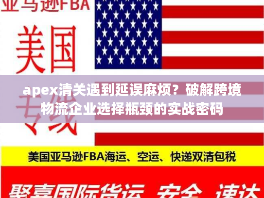 apex清关遇到延误麻烦？破解跨境物流企业选择瓶颈的实战密码