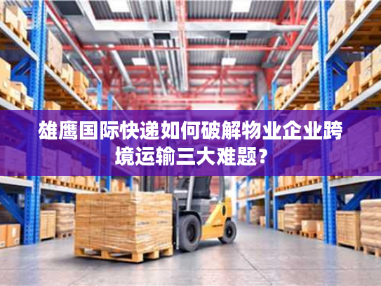 雄鹰国际快递如何破解物业企业跨境运输三大难题？