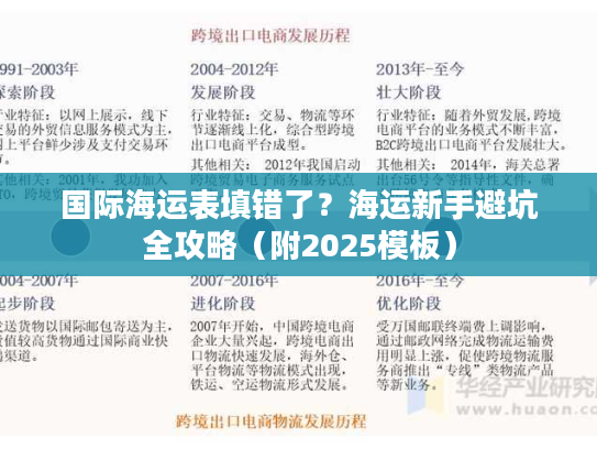 国际海运表填错了？海运新手避坑全攻略（附2025模板）