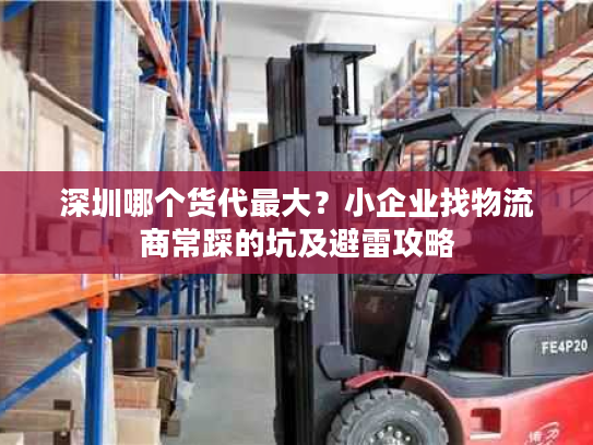 深圳哪个货代最大？小企业找物流商常踩的坑及避雷攻略