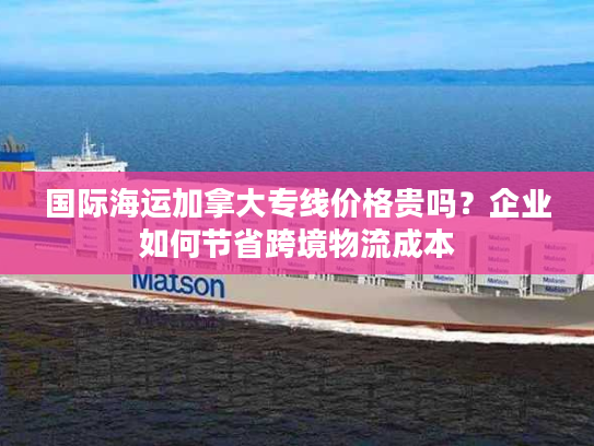 国际海运加拿大专线价格贵吗？企业如何节省跨境物流成本