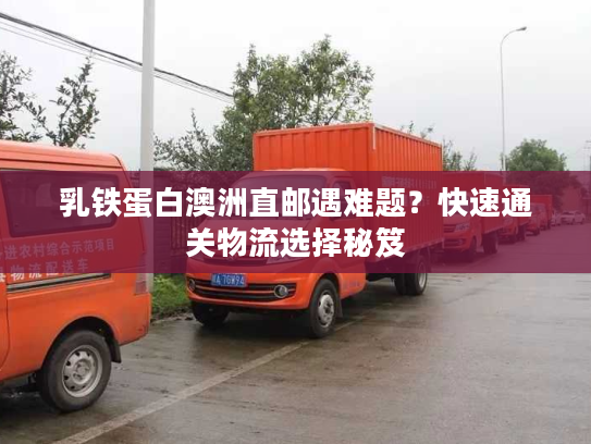 乳铁蛋白澳洲直邮遇难题？快速通关物流选择秘笈