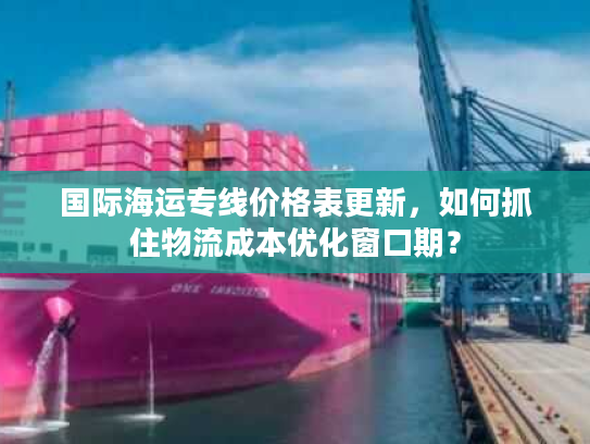 国际海运专线价格表更新，如何抓住物流成本优化窗口期？