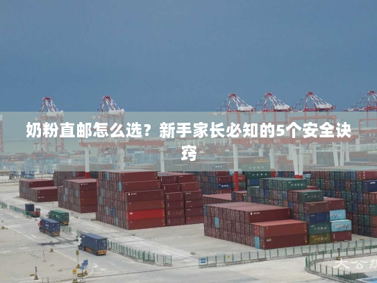 奶粉直邮怎么选？新手家长必知的5个安全诀窍