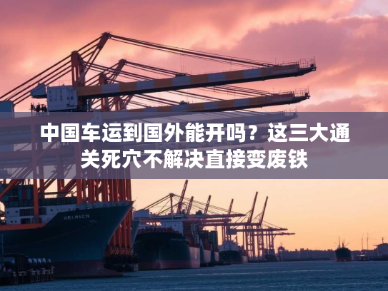 中国车运到国外能开吗？这三大通关死穴不解决直接变废铁