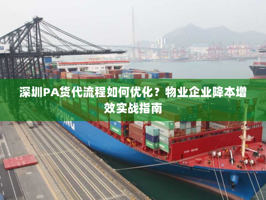 深圳PA货代流程如何优化？物业企业降本增效实战指南