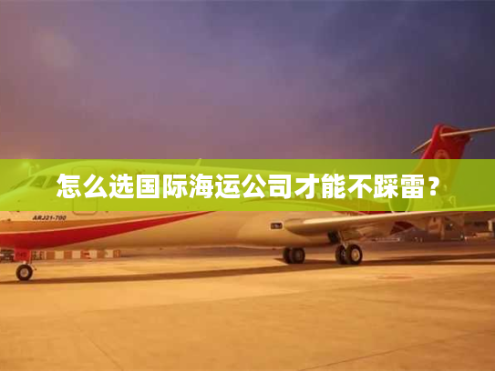 怎么选国际海运公司才能不踩雷？