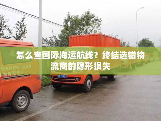 怎么查国际海运航线？终结选错物流商的隐形损失