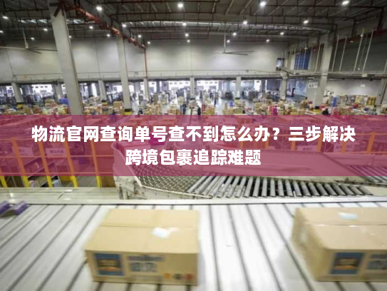 物流官网查询单号查不到怎么办？三步解决跨境包裹追踪难题