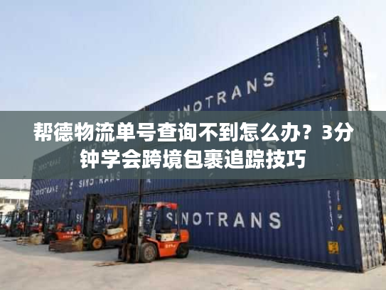 帮德物流单号查询不到怎么办？3分钟学会跨境包裹追踪技巧
