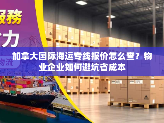 加拿大国际海运专线报价怎么查？物业企业如何避坑省成本