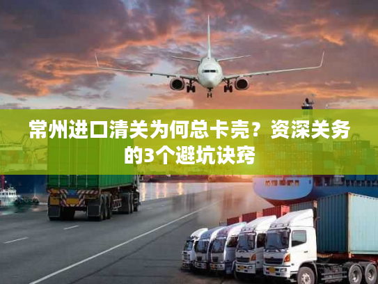 常州进口清关为何总卡壳？资深关务的3个避坑诀窍