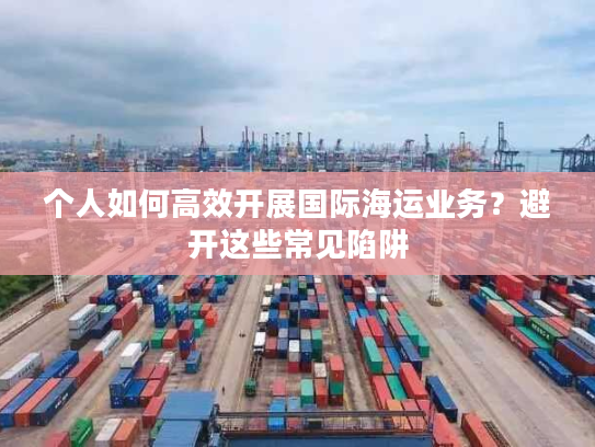 个人如何高效开展国际海运业务？避开这些常见陷阱