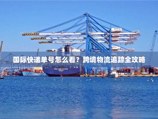 国际快递单号怎么看？跨境物流追踪全攻略