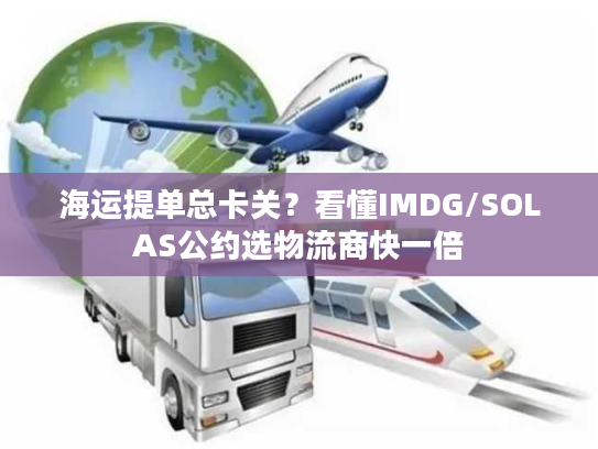 海运提单总卡关？看懂IMDG/SOLAS公约选物流商快一倍