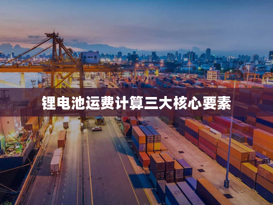锂电池运费计算三大核心要素 锂电池运费计算三大核心要素