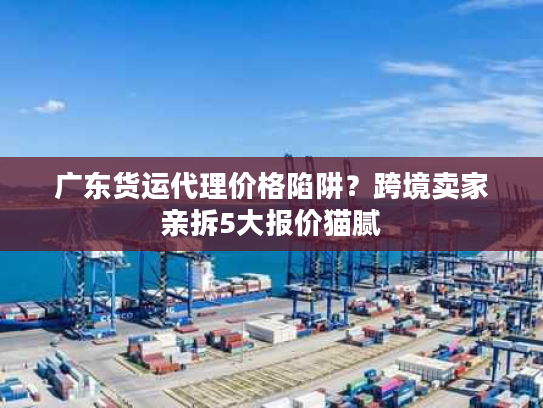 广东货运代理价格陷阱？跨境卖家亲拆5大报价猫腻