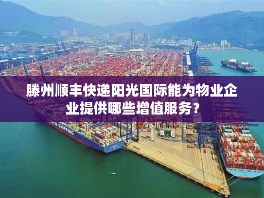 滕州顺丰快递阳光国际能为物业企业提供哪些增值服务？